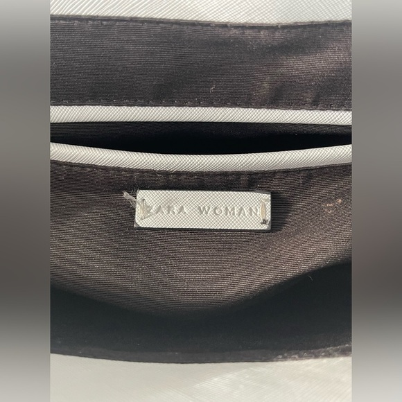 Modern Gray Trapezoid Satchel with Top Handle - Picture 8 of 16